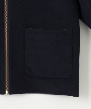 ANY SIS 【2WAY】ショートリバーシブル コート ネイビー×ブルーグレー