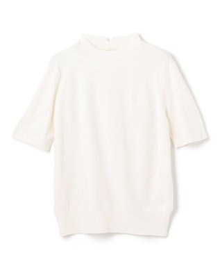 BEIGE， 【洗える】LAURA / 半袖ニット Ecru