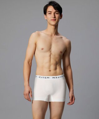 WACOAL MEN ボクサーパンツ <CITEN>コラボ 【PANTS HOLIC】 ユニセックス ワンサイズ(S-LL) 立体成型 前閉じ 下着 GT3555 /ブロス バイ ワコールメン ホワイト