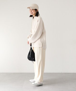 Green Parks ダンボール抜け衿プルオーバー Light Beige