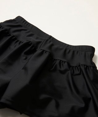 OP／FILA 【Kappa】フレアショートパンツ水着 ブラック