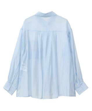 AMERICAN HOLIC シアーシャツ Stripe Sax