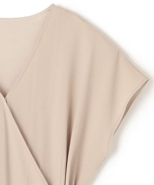 BEIGE， 【WEB＆一部店舗限定・L-size】CINDY / ラップドレス Sand × Black