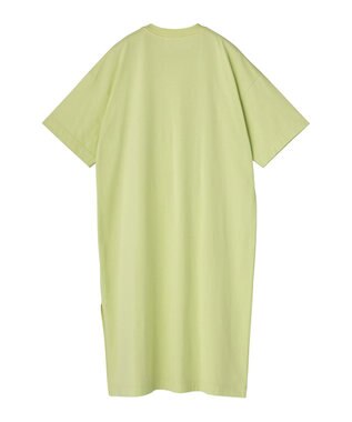 HAAG スマイルコットン SHORT SLEEVE ONEPIECE ワンピース ライム