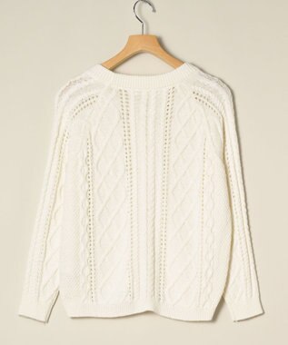 ONWARD Reuse Park 【組曲】ニット春夏 オフホワイト