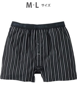 WACOAL MEN トランクス　しめつけすぎずダブつかない。　ストレッチ素材　スリムスタイル　前開き　GT4110　/ブロス ブラック