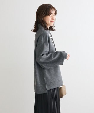 Green Parks ダンボール抜け衿プルオーバー Dark Gray