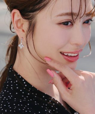 Tiaclasse 【金属アレルギー対応】three drop ピアス シルバー