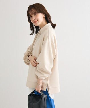 Green Parks ダンボール抜け衿プルオーバー Light Beige