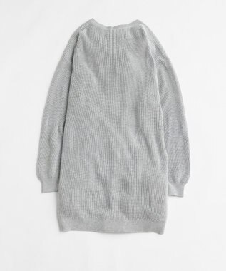 LENO V NECK ONEPIECE　Vネックニットワンピース HEATHER GRAY