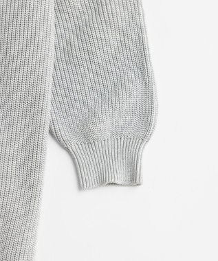 LENO V NECK ONEPIECE　Vネックニットワンピース HEATHER GRAY