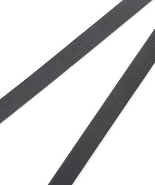 uncrave フェイクレザー 細ベルト ブラック