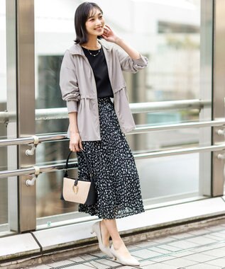 ANY SIS 雑材コンビハンドルバッグ ブラック