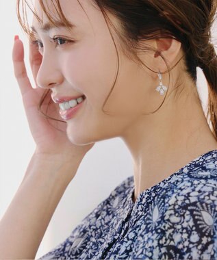 Tiaclasse 【金属アレルギー対応】three drop ピアス シルバー