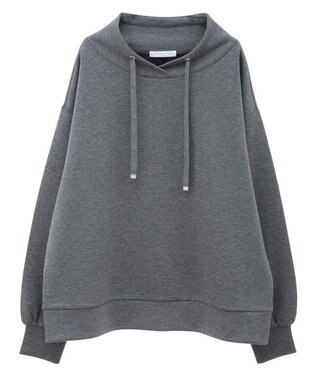 Green Parks ダンボール抜け襟プルオーバー Gray Mixture