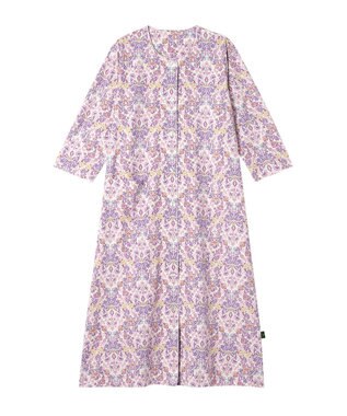 WACOAL ワコール_リラックス＆スリープ  ネグリジェ 7分袖 長袖 綿100%(本体) ミントン 夏 ロング丈(ふくらはぎ付近) レディース NNT258 /ワコール