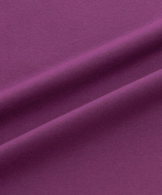 HAAG スマイルコットン SHORT SLEEVE ONEPIECE ワンピース パープル