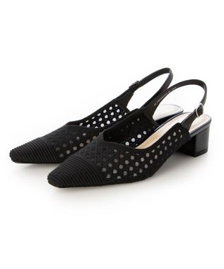 Riz raffinee <Riz raffinee>バックストラップパンプス ブラック