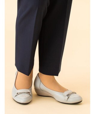 ASICS WALKING ペダラ レディース 3E 3.5cmヒール グレー系