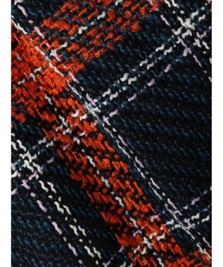 Green Parks ・ＳＵＧＡＲ　ＳＰＯＯＮ　チェックフリンジスカート Navy