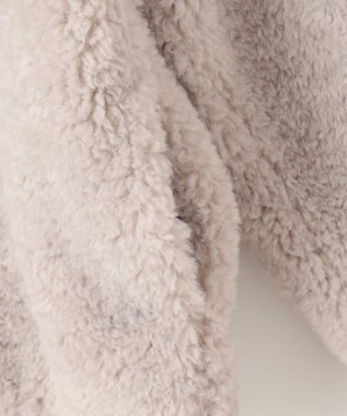 Feroux 【古畑星夏さん着用】ボア ブルゾン ライトグレー系