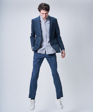 JOSEPH HOMME クールドッツストレッチ　ジャケット ダルブルー系