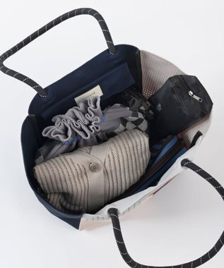 TRICOTE 【リニューアル・軽くて丈夫・A4サイズ対応】サイドメッシュトートバッグ 82BEIGE