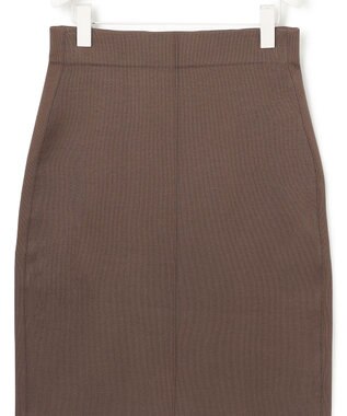 ICB 【洗える】シンセティックヤーンスムース ニットスカート モカ系