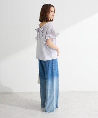 Green Parks ・ＥＬＥＮＣＡＲＥ　ＤＵＥ　バックリボンブラウス Off White