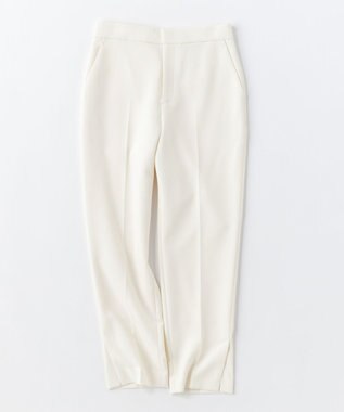 UNFILO イージーケア  テーパードパンツ アイボリー