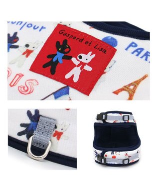 PET PARADISE リサとガスパール 保冷剤ポケット付き ハーネス ＳＭ 中型犬 保冷剤付き