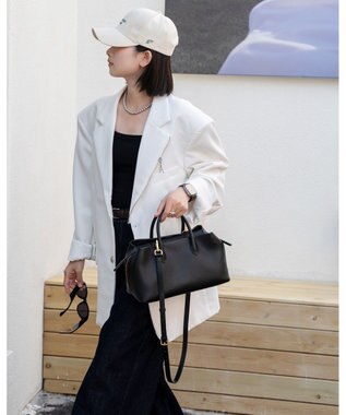 style code [Lyrss/リルス] 2WAY エレガント レザーハンドバッグ