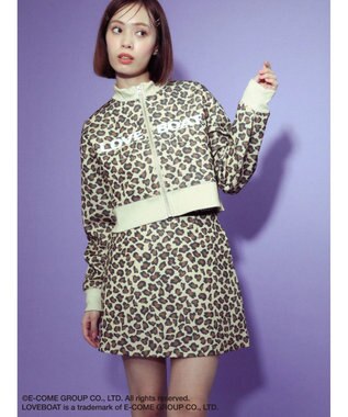 Green Parks ■別注　ＬＯＶＥ　ＢＯＡＴ　ミニスカート Leopard