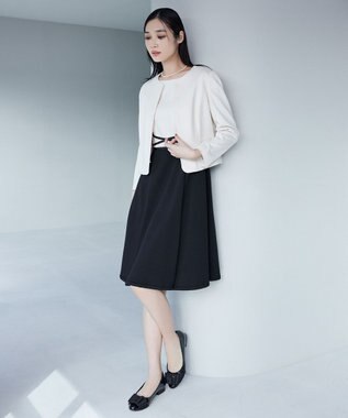 TOCCA BIG RIBBON FLATSHOES フラットシューズ ブラック系