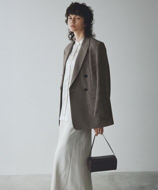 UNFILO L ダブルブレスト ジャケット ハウンドトゥース