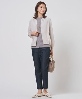 J.PRESS LADIES S シアーブルゾン ベージュ系