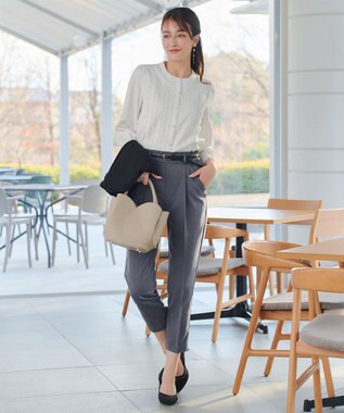 Tiaclasse L 【新色追加】レースブラウス オフホワイト