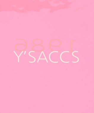 Y'SACCS パラコード編み込みトート ピンク