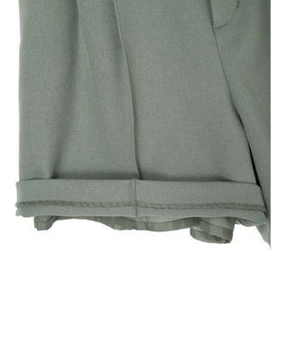 earth music&ecology ベルト付きショートパンツ Khaki