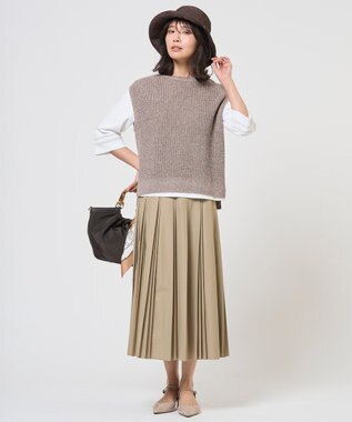 J.PRESS LADIES 【WEB限定カラーあり・畳める】ブレードHAT ダークブラウン系