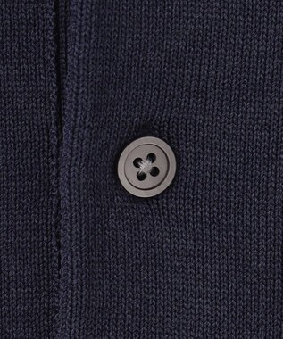 UNFILO MENS 【接触冷感】イージーケア ニットポロ [23年春夏商品] ネイビー