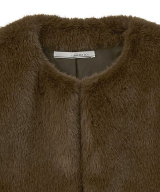 Green Parks ・ＥＬＥＮＣＡＲＥ　ＤＵＥ　フォックス調ファーベスト Brown