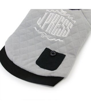 PET PARADISE J.PRESS キルトプルオーバー 【小型犬】 グレー