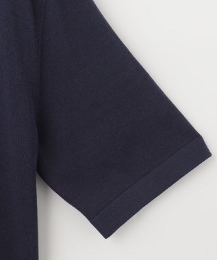UNFILO MENS 【接触冷感】イージーケア ニットポロ [23年春夏商品] ネイビー