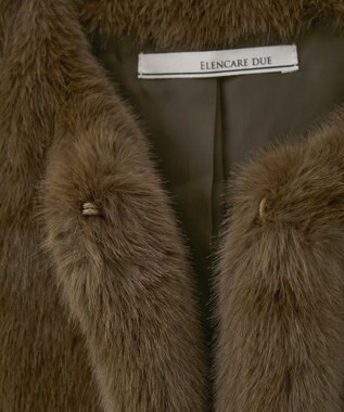 Green Parks ・ＥＬＥＮＣＡＲＥ　ＤＵＥ　フォックス調ファーベスト Brown