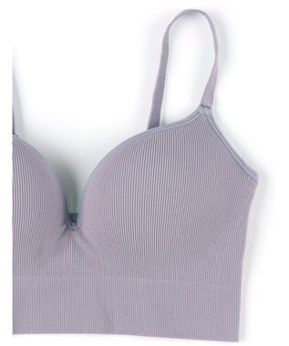 WACOAL ノンワイヤーブラ 【GOCOCi ゴコチ】 ぴったりフィット アンダー部分のズレを軽減 洗濯機洗い可能(ネット使用) ブラトップ レディース ハーフトップ CGG255 /ワコール パープル