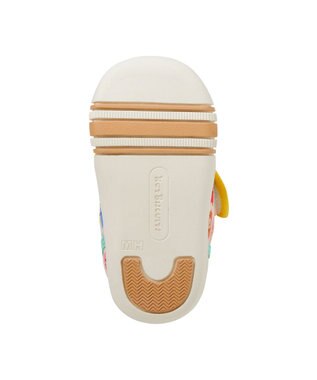 MIKI HOUSE HOT BISCUITS 【11.5-13.5cm】 パステルビーンズ ファーストベビーシューズ 白