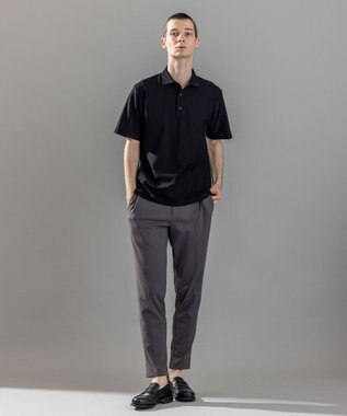 JOSEPH HOMME 新素材【ストレッチ/洗える/撥水/UVカット/接触冷感/防透性/防汚性】プルシェルポンチ  / ドロスト付テーパードパンツ PEGG CONVERTIBLE グレー系