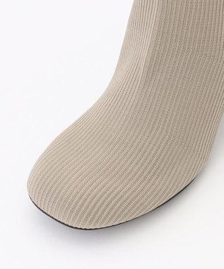 steppi 【防水 / 洗える】オブリークトゥ ブーツ カーキベージュ