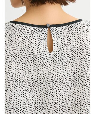 Green Parks アソートバタフライスリーブブラウス Dot